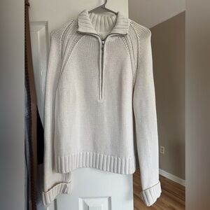 Quarter zip sweater